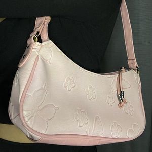 Mini light pink Butterfly, Flower purse